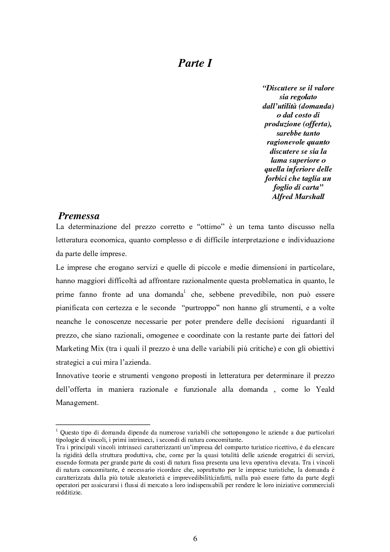 Anteprima della tesi: Decisioni di prezzo delle imprese turistiche del distretto di Villasimius, Pagina 3
