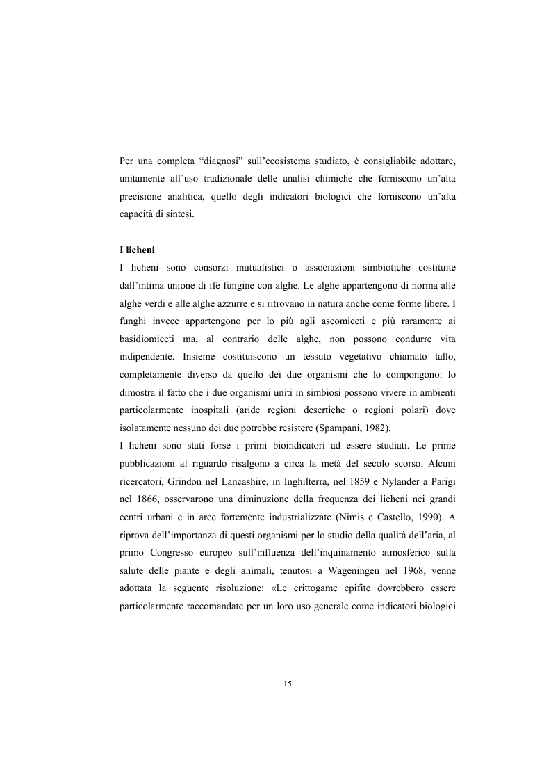 Anteprima della tesi: Impiego dell'ape (Apis mellifera L.) e delle api solitarie nel monitoraggio ambientale in un'area del Comune di Rosignano Marittimo (LI)., Pagina 15