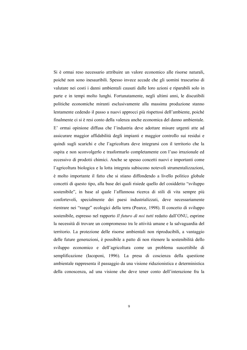 Anteprima della tesi: Impiego dell'ape (Apis mellifera L.) e delle api solitarie nel monitoraggio ambientale in un'area del Comune di Rosignano Marittimo (LI)., Pagina 9