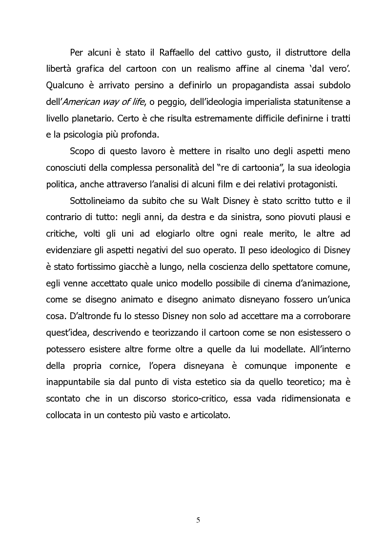 Anteprima della tesi: L'ideologia di Walt Disney, Pagina 3