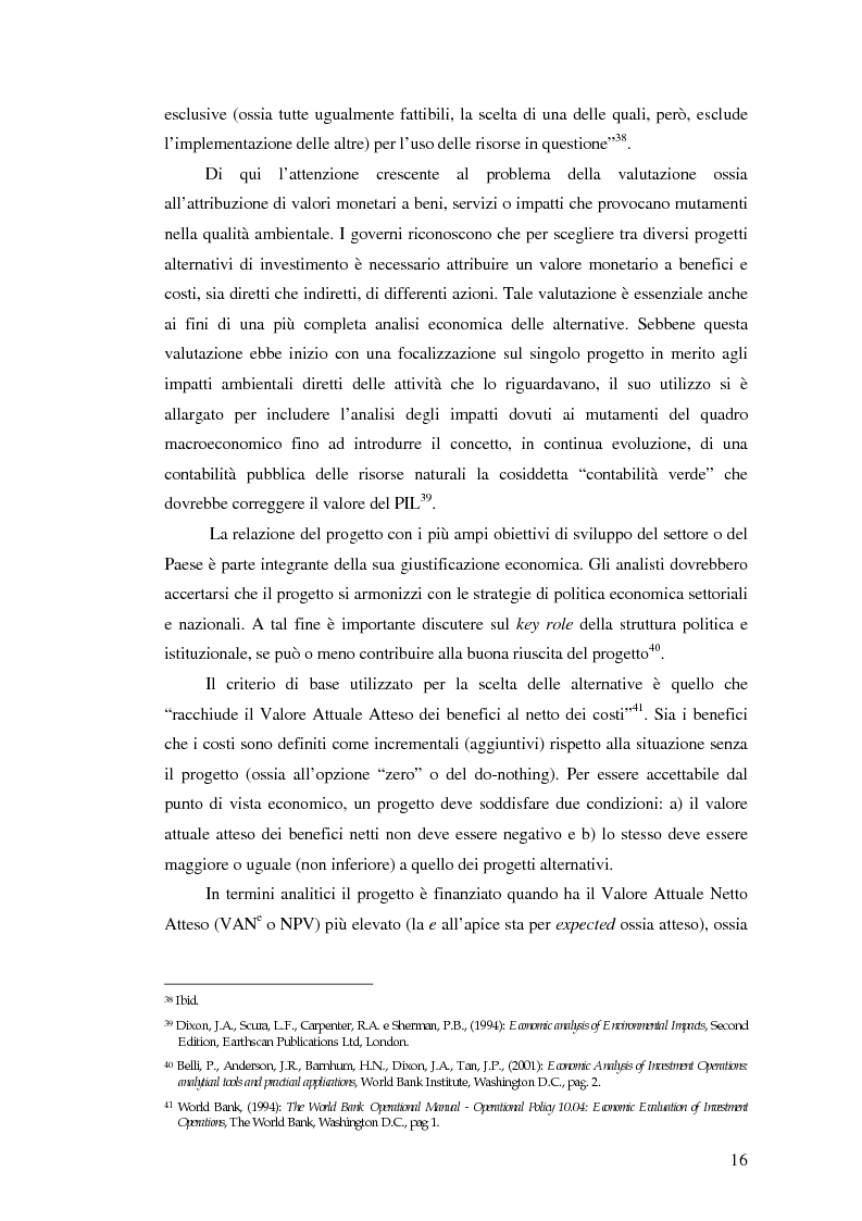 Anteprima della tesi: La valutazione degli impatti ambientali e sociali nelle politiche e nei progetti della Banca Mondiale. Tematiche specifiche relative alla biodiversità, Pagina 14