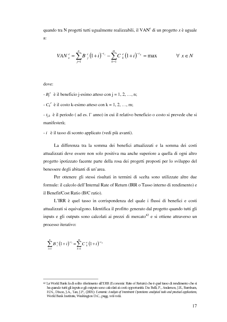 Anteprima della tesi: La valutazione degli impatti ambientali e sociali nelle politiche e nei progetti della Banca Mondiale. Tematiche specifiche relative alla biodiversità, Pagina 15