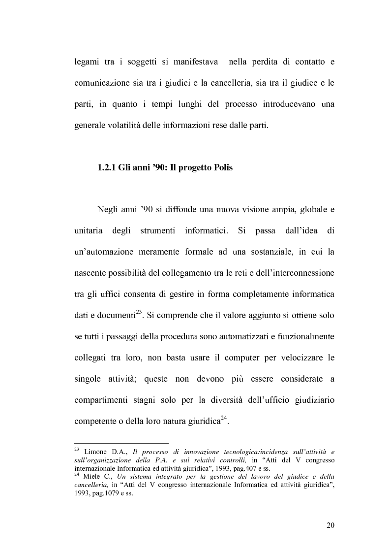 Anteprima della tesi: L'informatizzazione del processo civile, Pagina 15