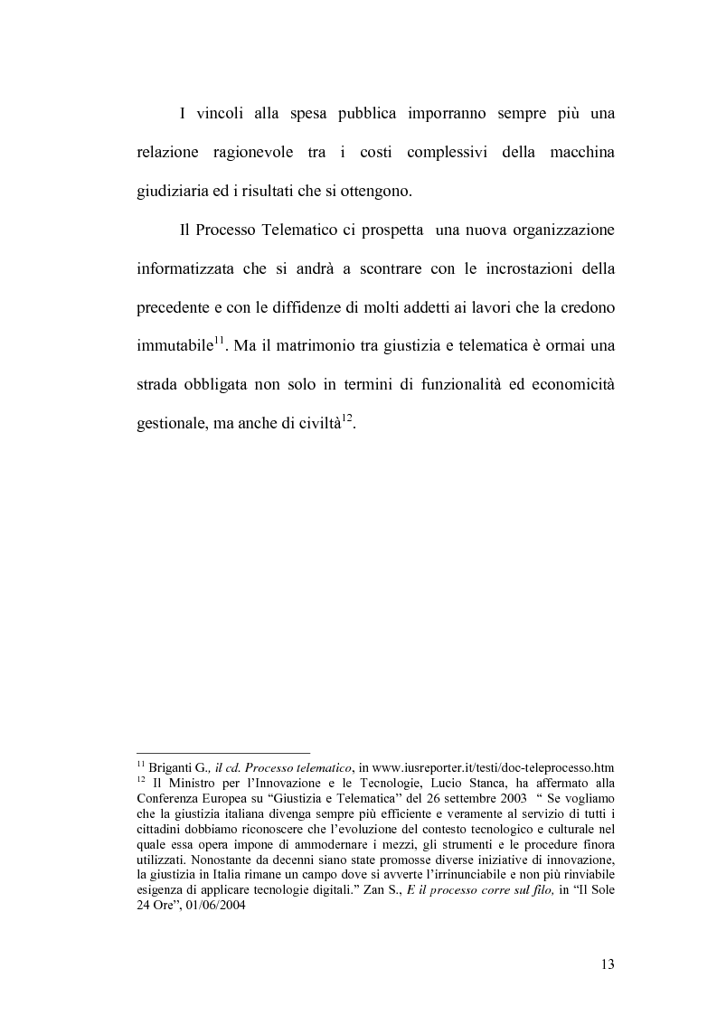 Anteprima della tesi: L'informatizzazione del processo civile, Pagina 8