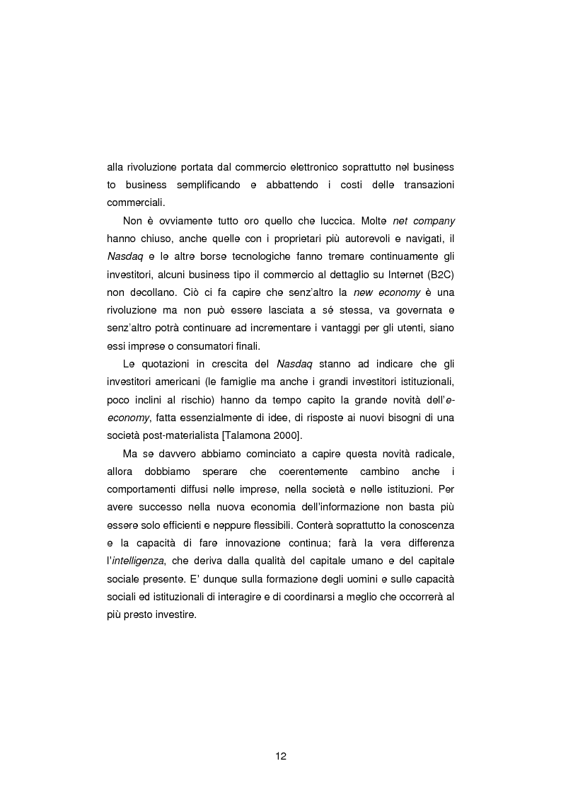 Anteprima della tesi: Gli Indicatori dell'Information and Communication Technology, Pagina 10