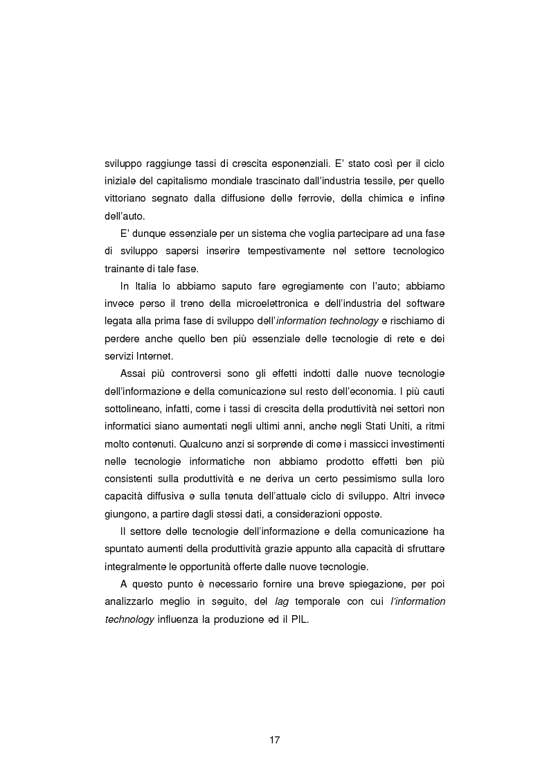 Anteprima della tesi: Gli Indicatori dell'Information and Communication Technology, Pagina 15