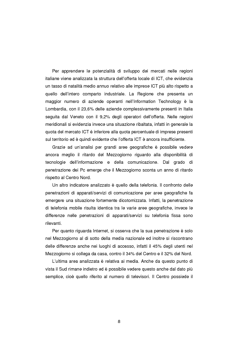 Anteprima della tesi: Gli Indicatori dell'Information and Communication Technology, Pagina 6