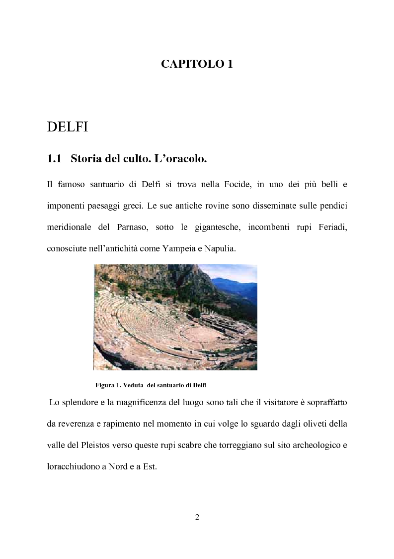 Anteprima della tesi: Delfi - il mistero dell'oracolo, Pagina 10