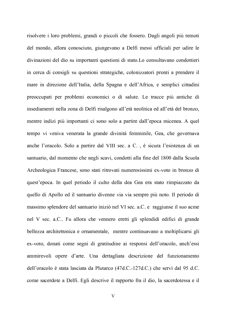 Anteprima della tesi: Delfi - il mistero dell'oracolo, Pagina 3