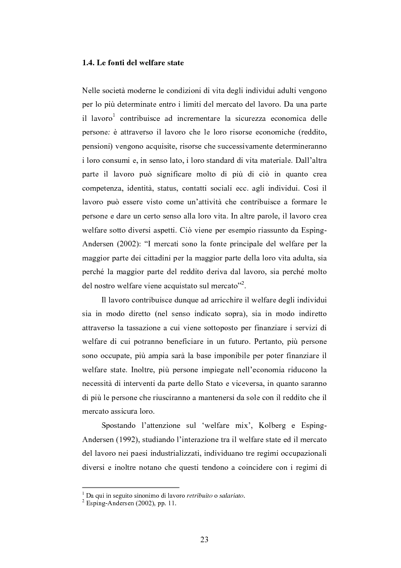 Anteprima della tesi: Tra insicurezza e crescita economica: il difficile bilanciamento del welfare state, Pagina 15