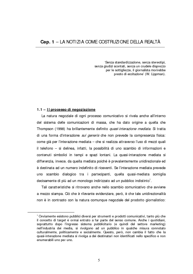 Anteprima della tesi: Descrizone della copertura informativa del dopoguerra in Iraq. Il caso del Corriere della Sera, Pagina 5