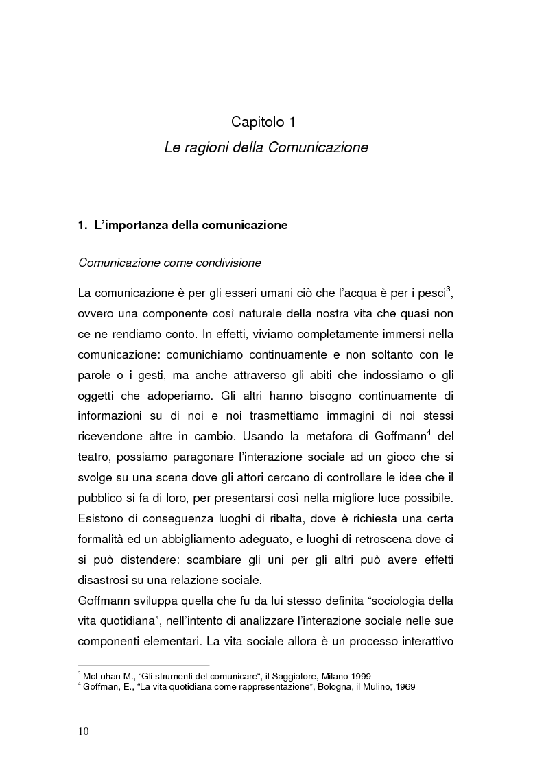 Anteprima della tesi: La Pubblica Amministrazione in rete; Il caso del comune di Pieve a Nievole, Pagina 6
