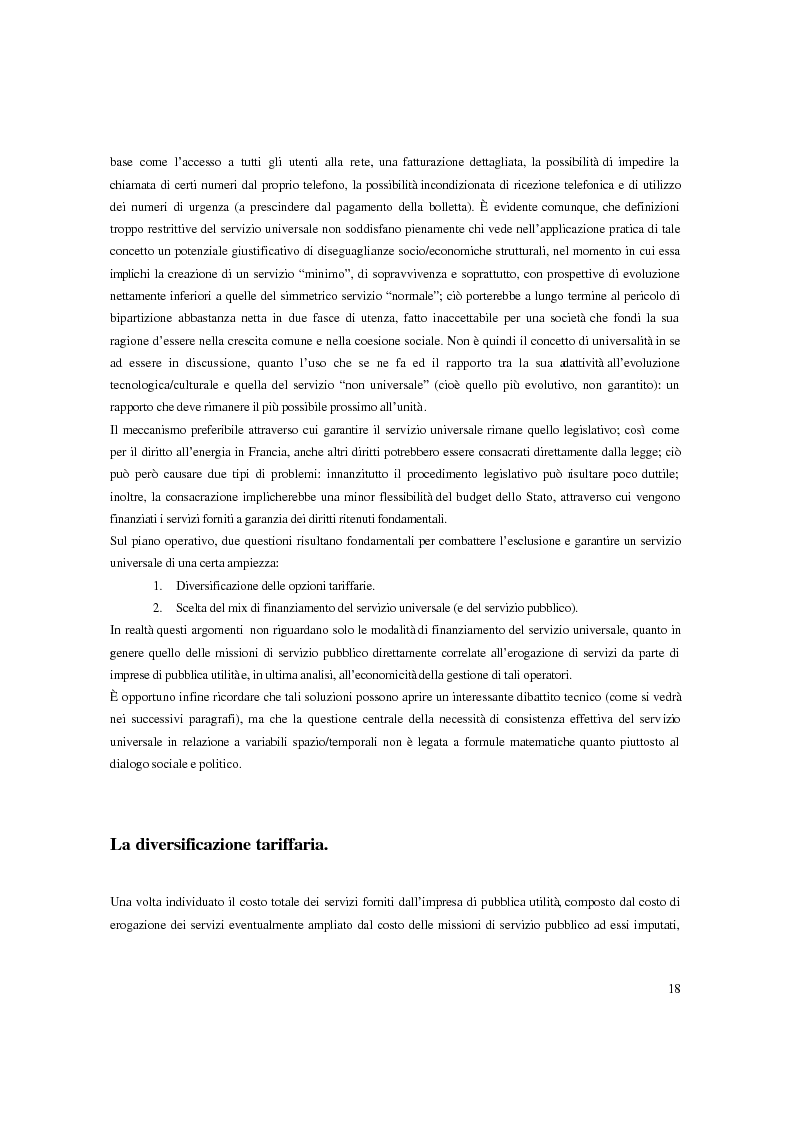 Anteprima della tesi: I servizi di pubblica utilità in Francia: specificità del modello e tendenze di riforma dei settori, Pagina 13