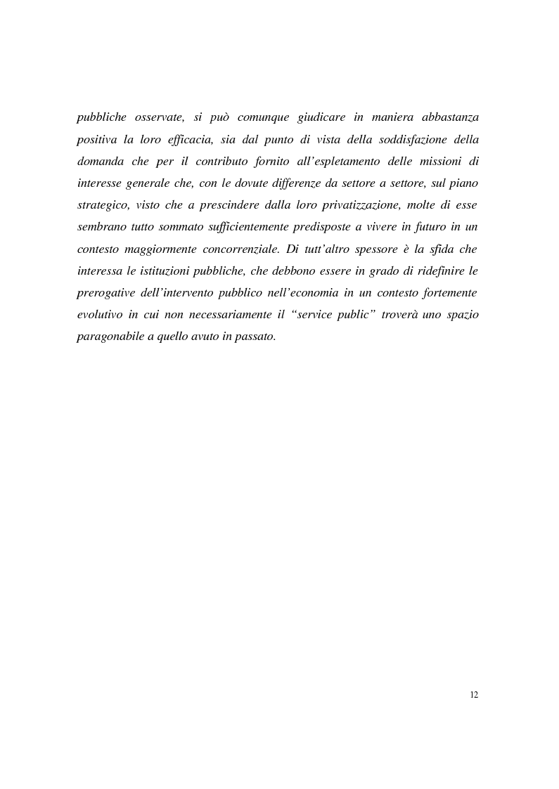 Anteprima della tesi: I servizi di pubblica utilità in Francia: specificità del modello e tendenze di riforma dei settori, Pagina 7