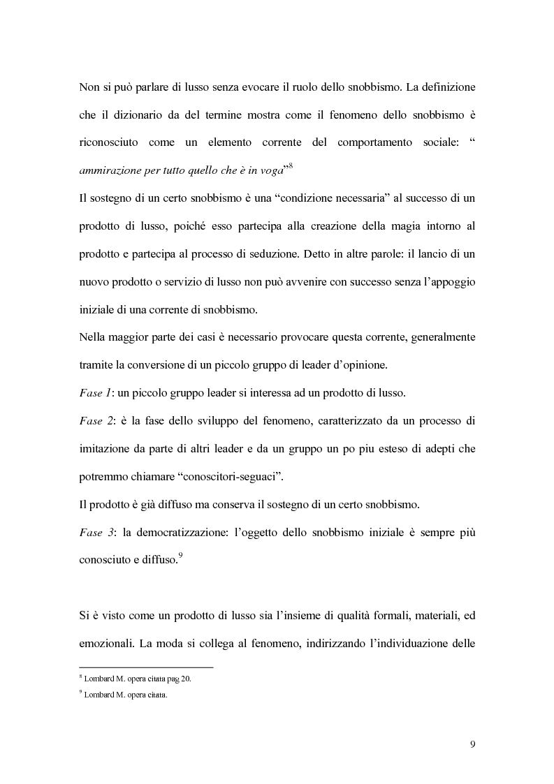 Anteprima della tesi: Percorsi di sviluppo delle imprese nel settore del lusso. I casi LVMH, Hermes e Gucci, Pagina 6