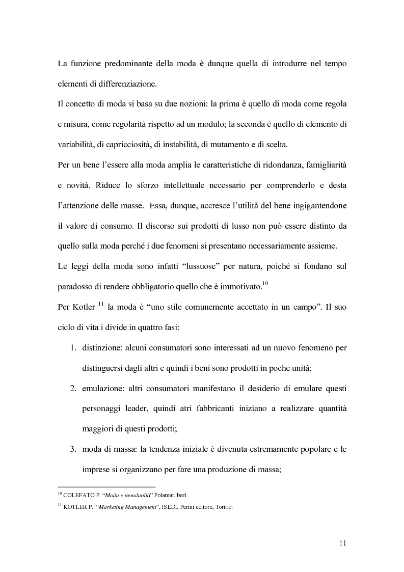 Anteprima della tesi: Percorsi di sviluppo delle imprese nel settore del lusso. I casi LVMH, Hermes e Gucci, Pagina 8