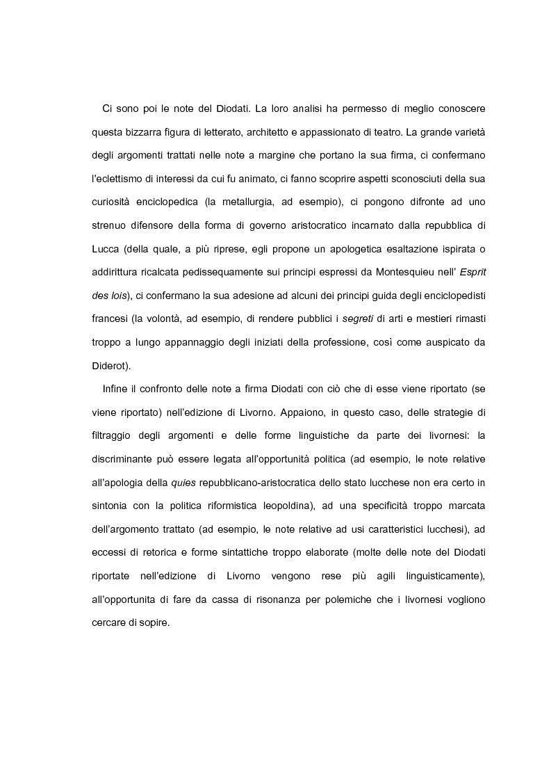 Anteprima della tesi: Le edizioni toscane dell'Encyclopédie. Il contributo di Ottaviano Diodati all'impresa lucchese e il confronto con le note del testo di Livorno, Pagina 4