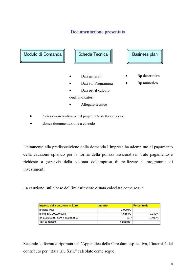 Anteprima della tesi: Gli strumenti di finanza agevolata a favore dello sviluppo delle imprese del settore turistico: il caso del complesso alberghiero ''B.B.'', Pagina 8