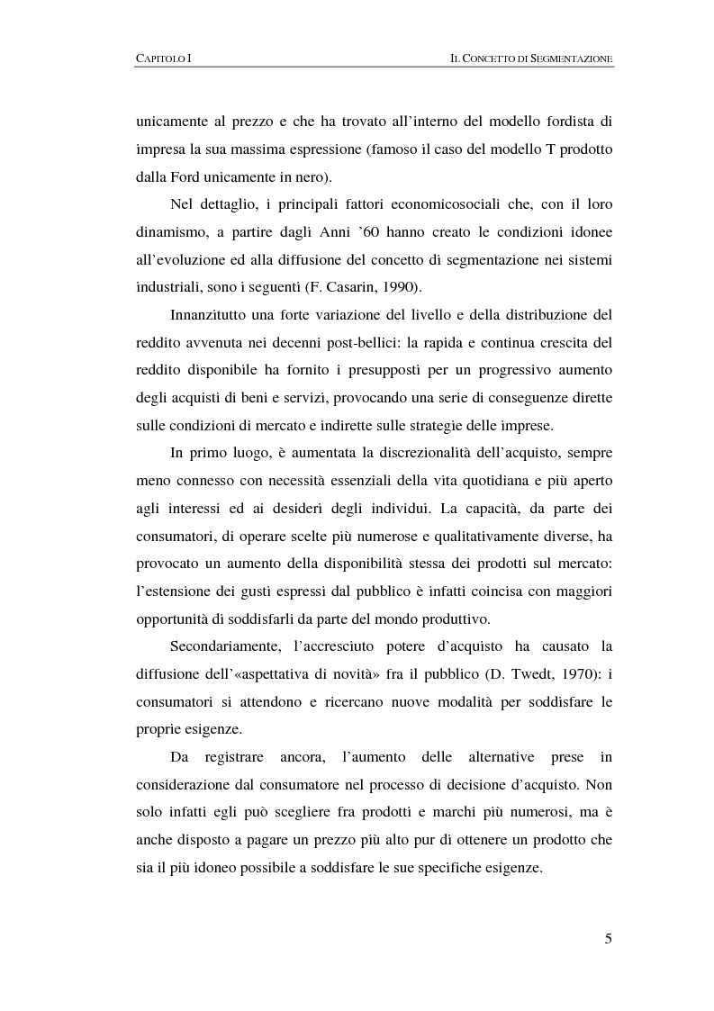 Anteprima della tesi: La segmentazione dei clienti delle imprese industriali, Pagina 8