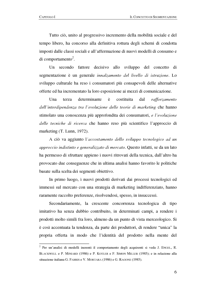 Anteprima della tesi: La segmentazione dei clienti delle imprese industriali, Pagina 9