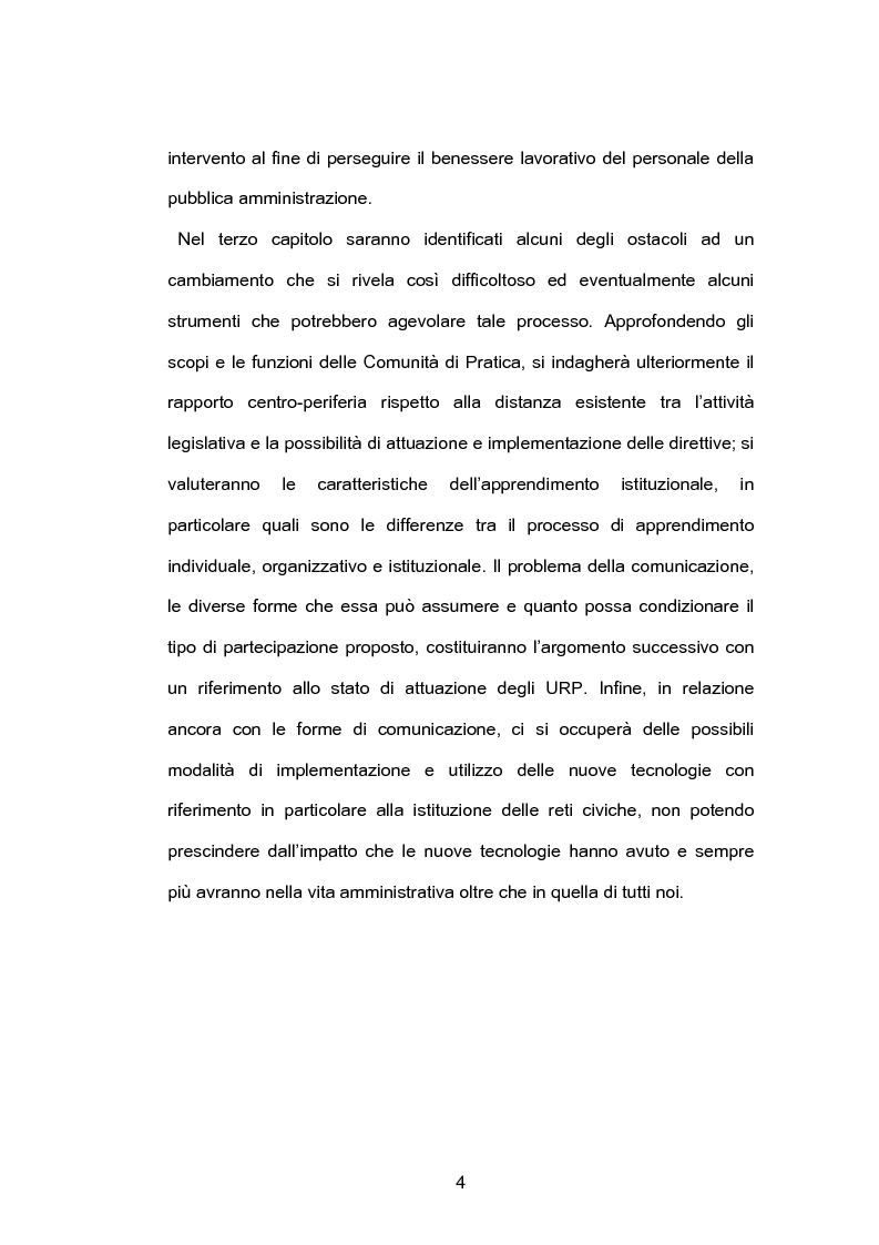 Anteprima della tesi: Pubblica amministrazione e partecipazione. Quale Amministrazione e per quale partecipazione?, Pagina 3