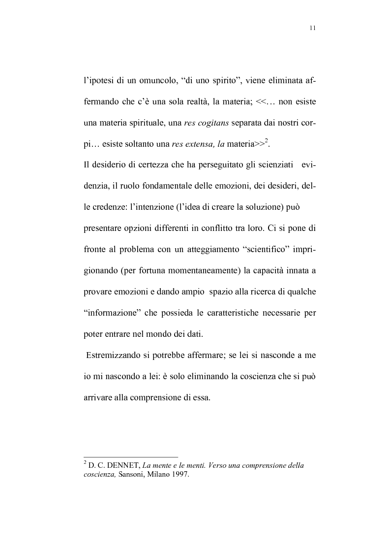 Anteprima della tesi: Evoluzione del rapporto mente-cervello nel pensiero di K.R. Popper e J.C. Eccles, Pagina 8
