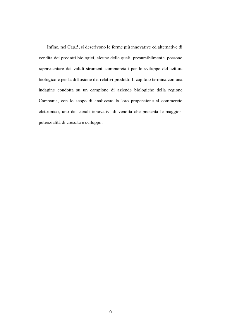 Anteprima della tesi: La distribuzione dei prodotti biologici: i canali innovativi, Pagina 3