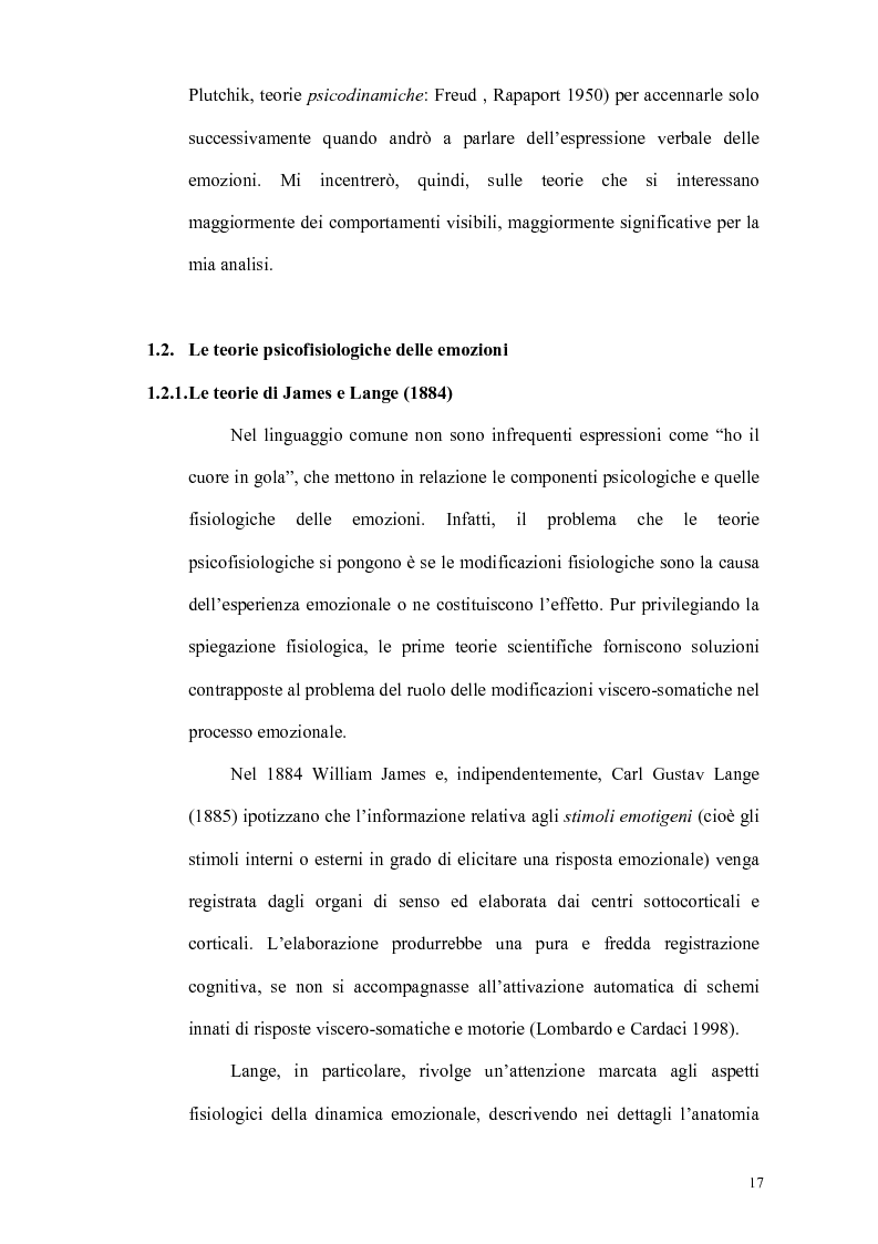 Anteprima della tesi: Smascherando Homer: indici visivi e verbali delle emozioni nei cartoni animati, Pagina 12