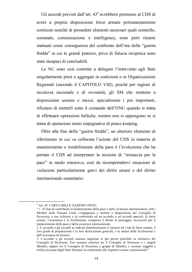 Anteprima della tesi: Intervento umanitario e diritto internazionale, Pagina 7