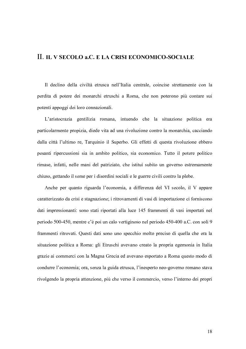 Anteprima della tesi: Storia economica di Roma antica, dalla fondazione della città al crollo dell'Impero, Pagina 15