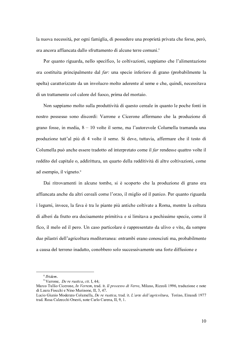 Anteprima della tesi: Storia economica di Roma antica, dalla fondazione della città al crollo dell'Impero, Pagina 7