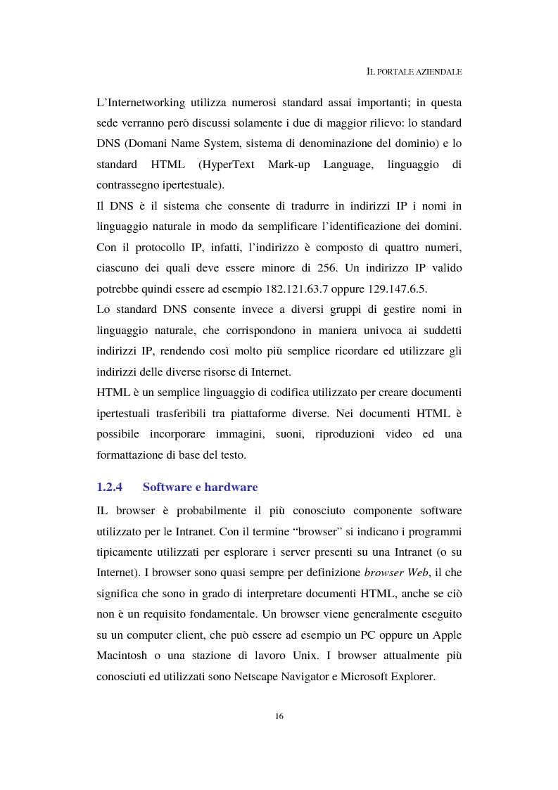Anteprima della tesi: Progetto e realizzazione di un Enterprise Information Portal, Pagina 8