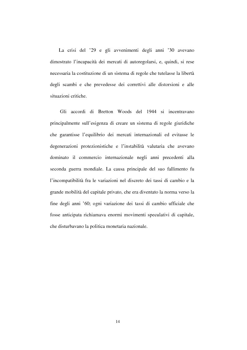 Anteprima della tesi: La riforma del sistema monetario internazionale, Pagina 13