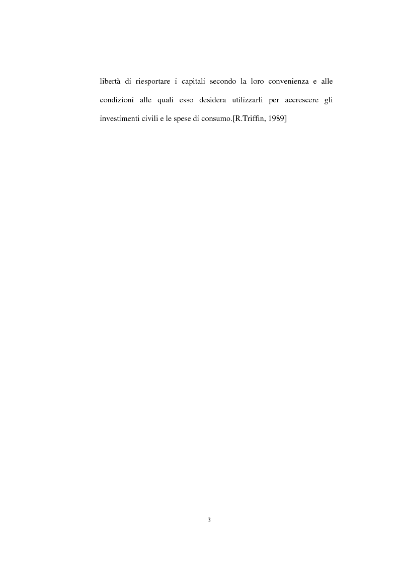 Anteprima della tesi: La riforma del sistema monetario internazionale, Pagina 2