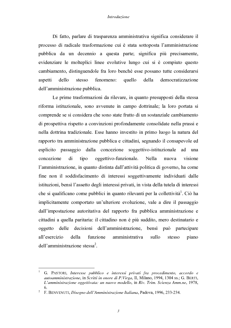 Anteprima della tesi: Trasparenza e informatizzazione nell'Amministrazione Locale, Pagina 3