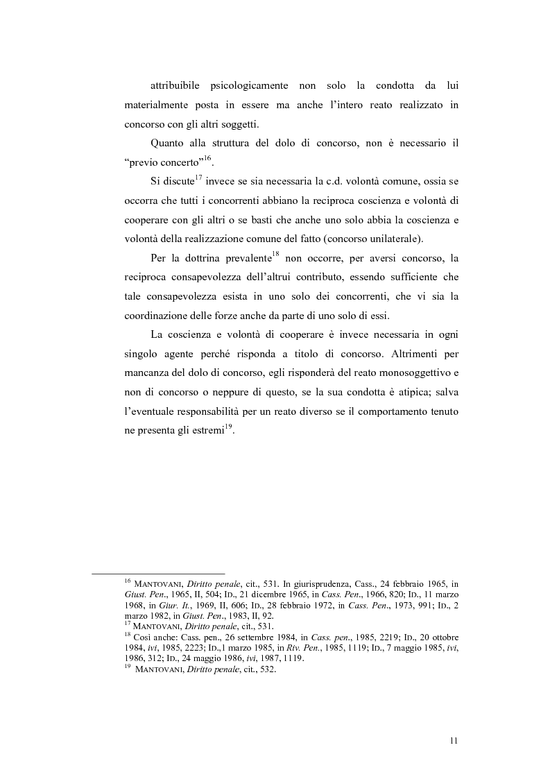 Anteprima della tesi: Il concorso esterno nei reati associativi, Pagina 9