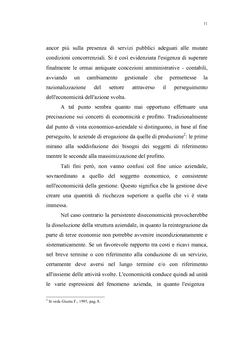 Anteprima della tesi: Il bilancio dell'ente locale come strumento di guida verso l'economicità della gestione, Pagina 4