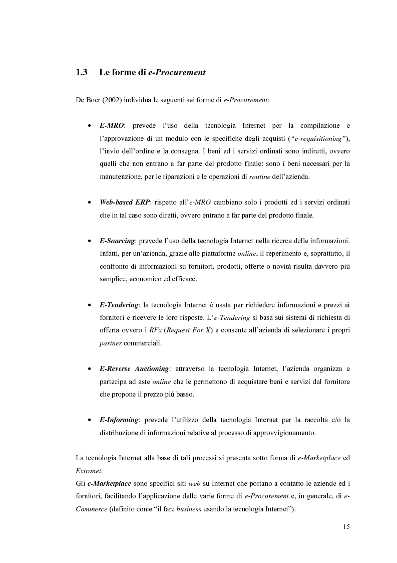 Anteprima della tesi: Valutazione dei sistemi di e-Procurement, Pagina 10
