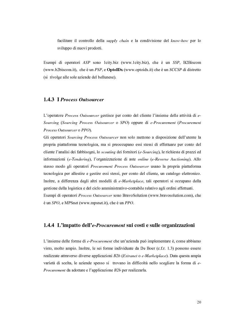 Anteprima della tesi: Valutazione dei sistemi di e-Procurement, Pagina 15