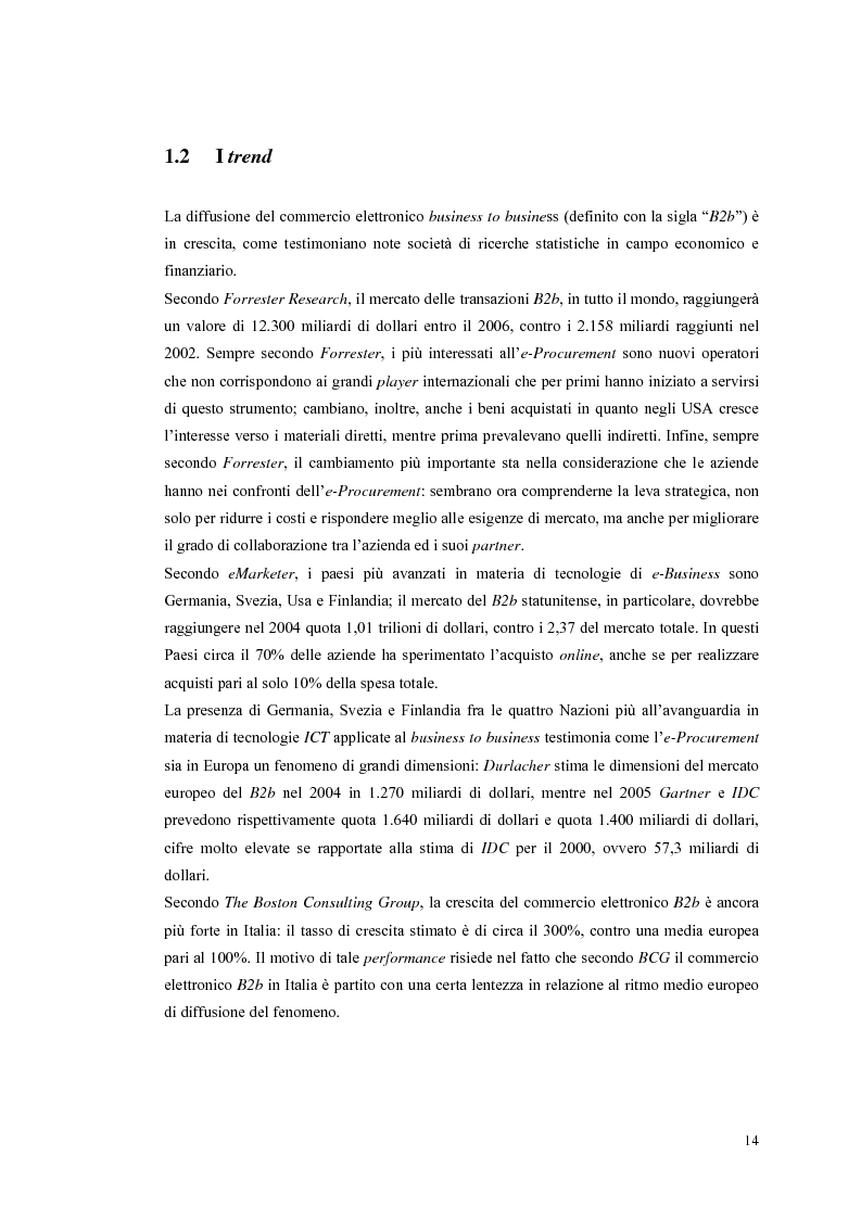 Anteprima della tesi: Valutazione dei sistemi di e-Procurement, Pagina 9