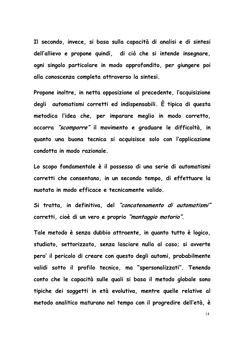 Anteprima della tesi: La formazione di tecnici di nuoto in Italia, Francia, Belgio e Olanda, Pagina 13