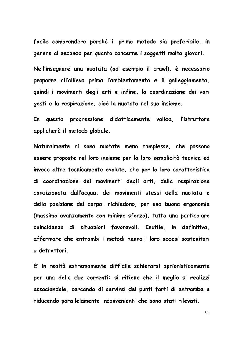 Anteprima della tesi: La formazione di tecnici di nuoto in Italia, Francia, Belgio e Olanda, Pagina 14