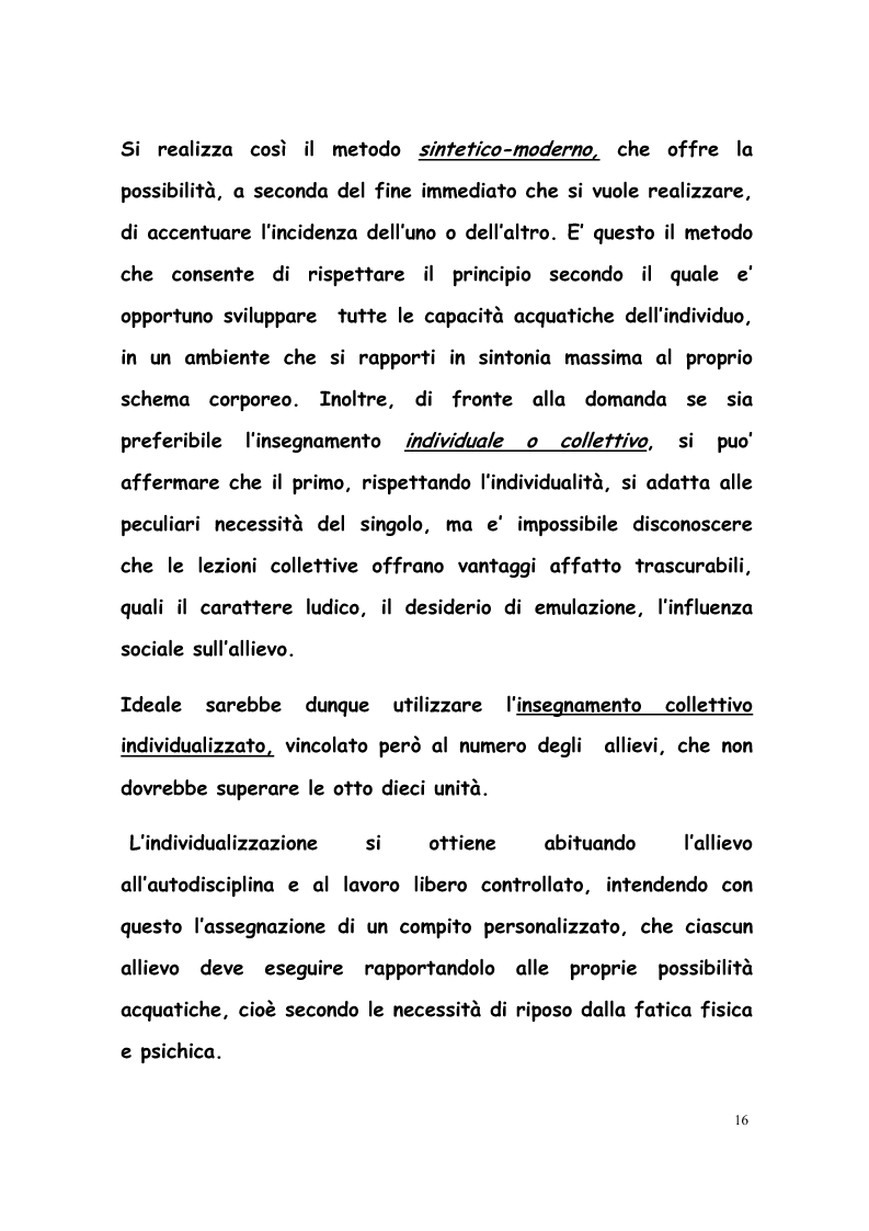 Anteprima della tesi: La formazione di tecnici di nuoto in Italia, Francia, Belgio e Olanda, Pagina 15