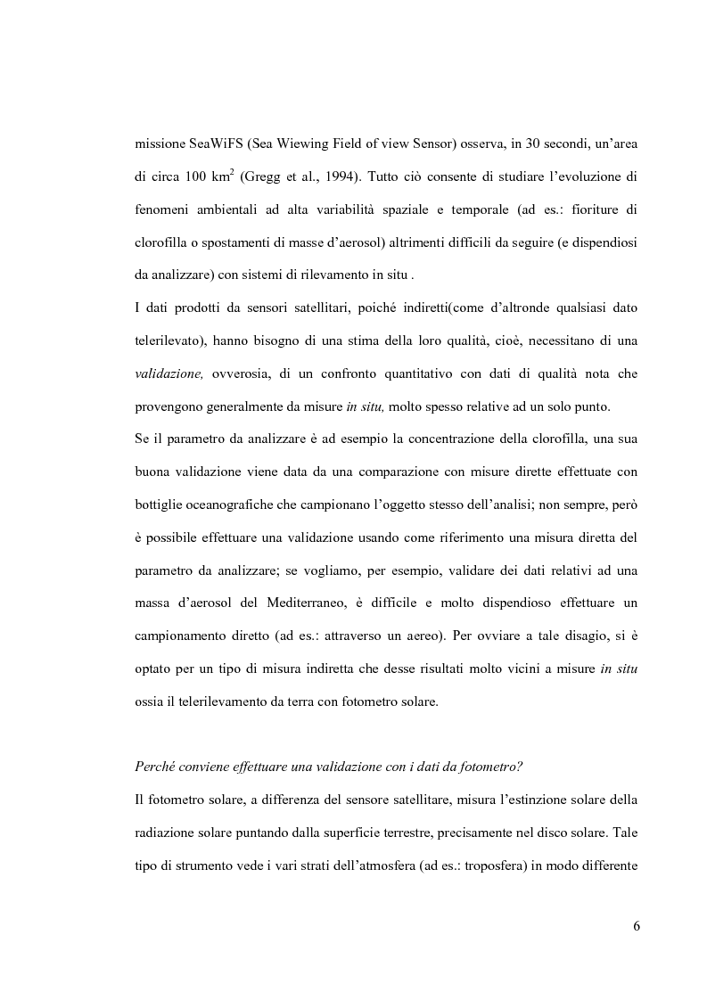 Anteprima della tesi: Fotometria Solare per la validazione di Prodotti Telerilevati, Pagina 2