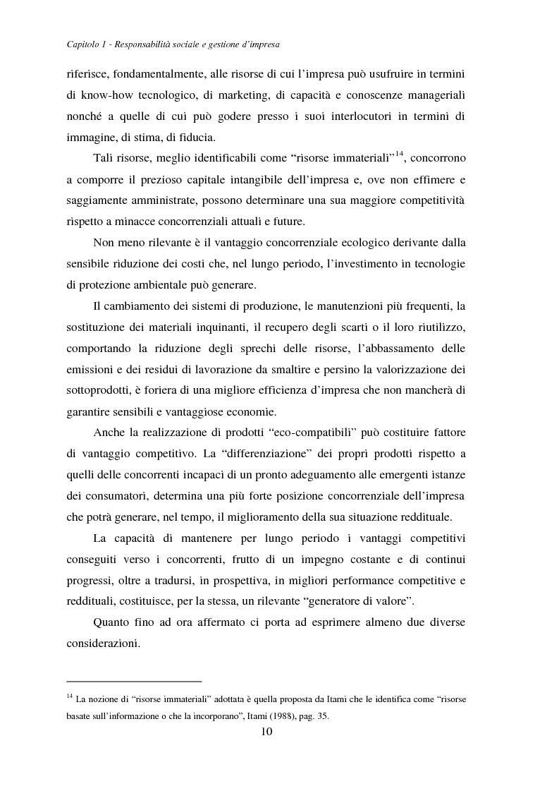 Anteprima della tesi: La responsabilità ambientale e il bilancio sociale: l'esperienza del comparto chimico e petrolifero della provincia di Livorno, Pagina 12