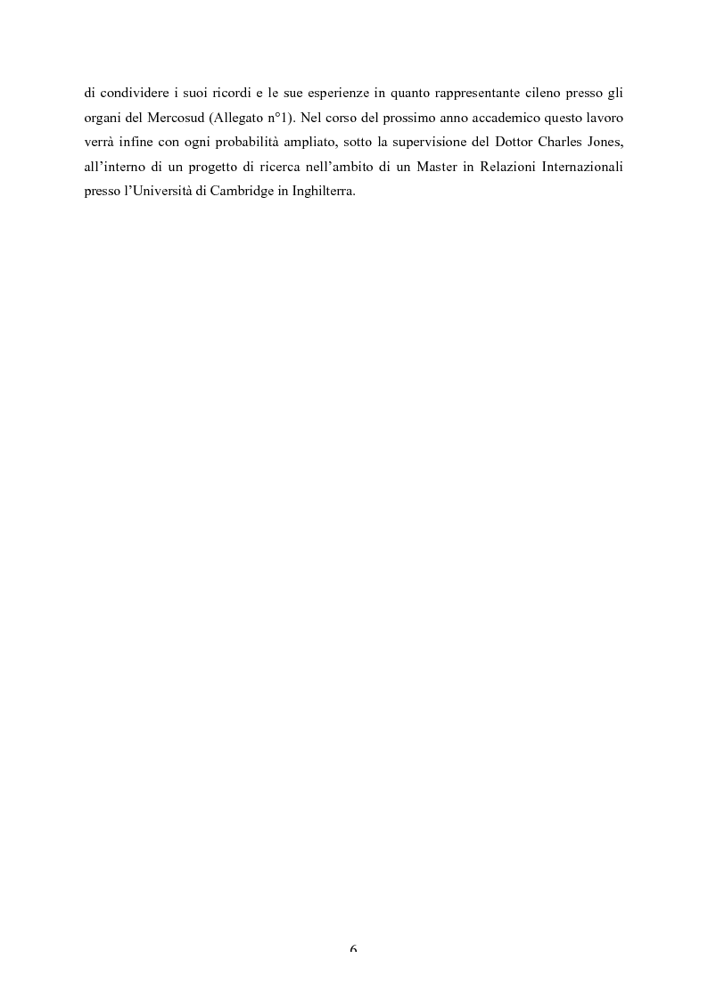 Anteprima della tesi: Le strutture decisionali del Mercosud, Pagina 3