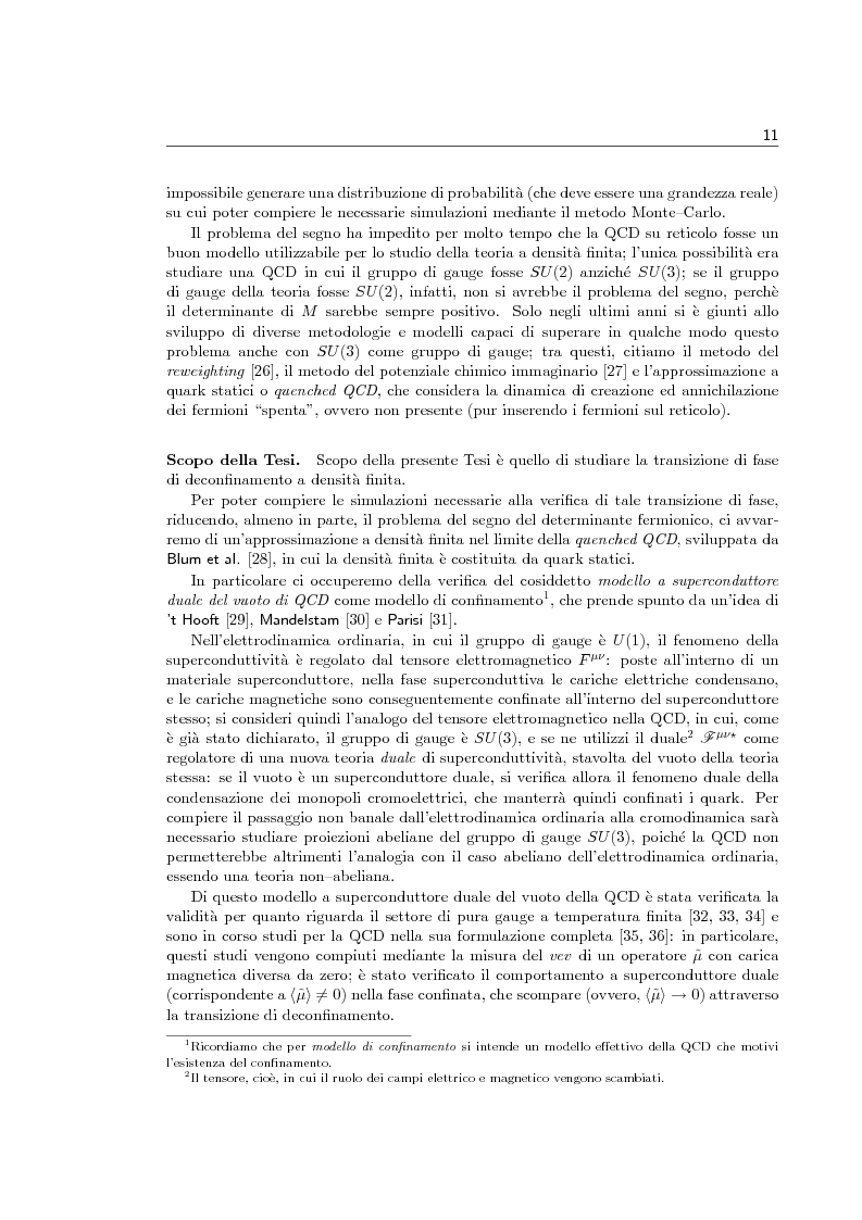 Anteprima della tesi: Transizione di fase di deconfinamento in Cromodinamica Quantistica a densità finita, Pagina 5