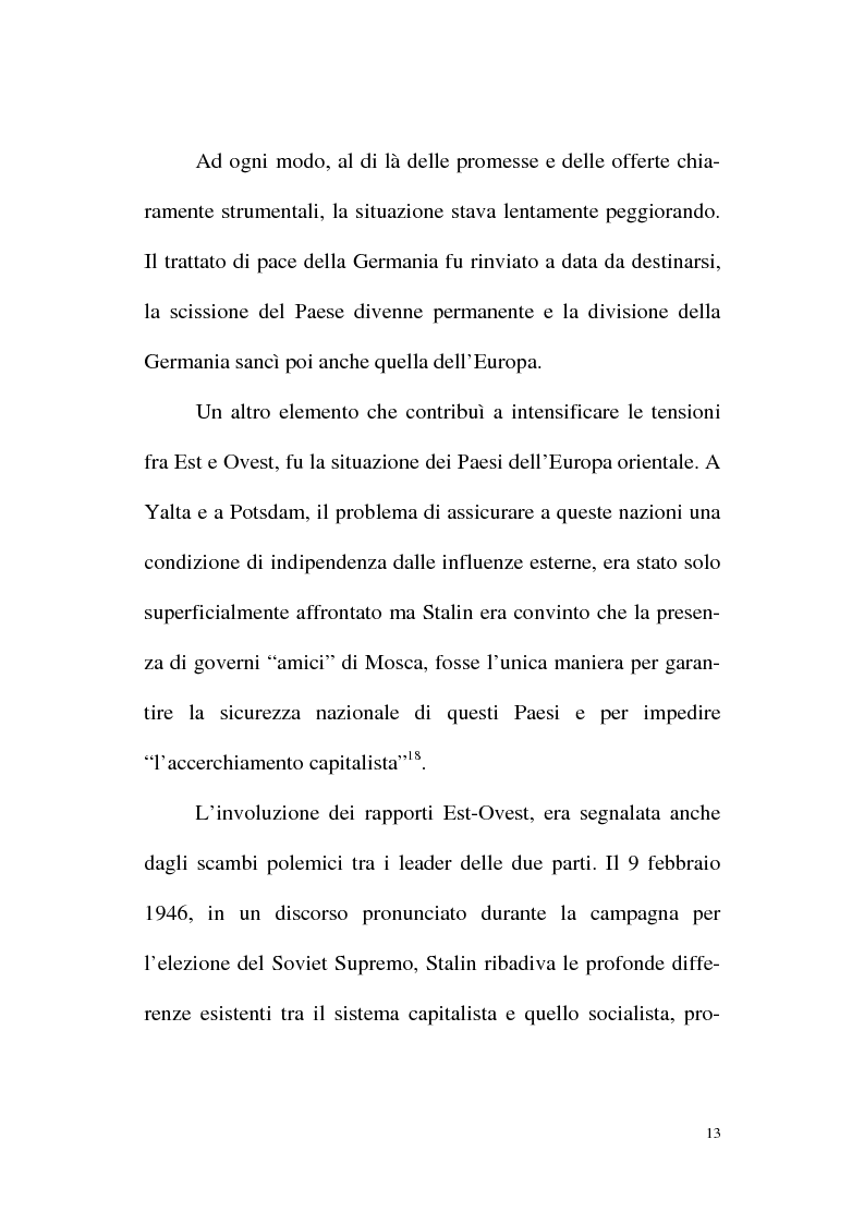 Anteprima della tesi: L'Italia e la scelta occidentale, Pagina 12