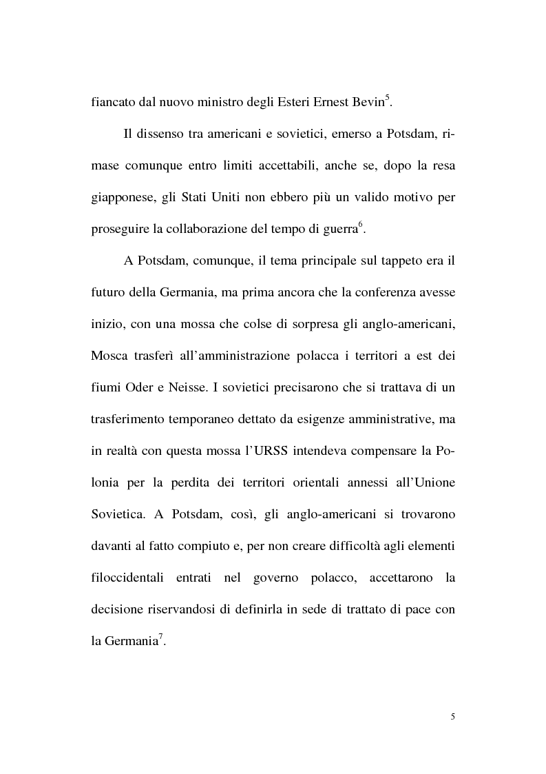 Anteprima della tesi: L'Italia e la scelta occidentale, Pagina 4