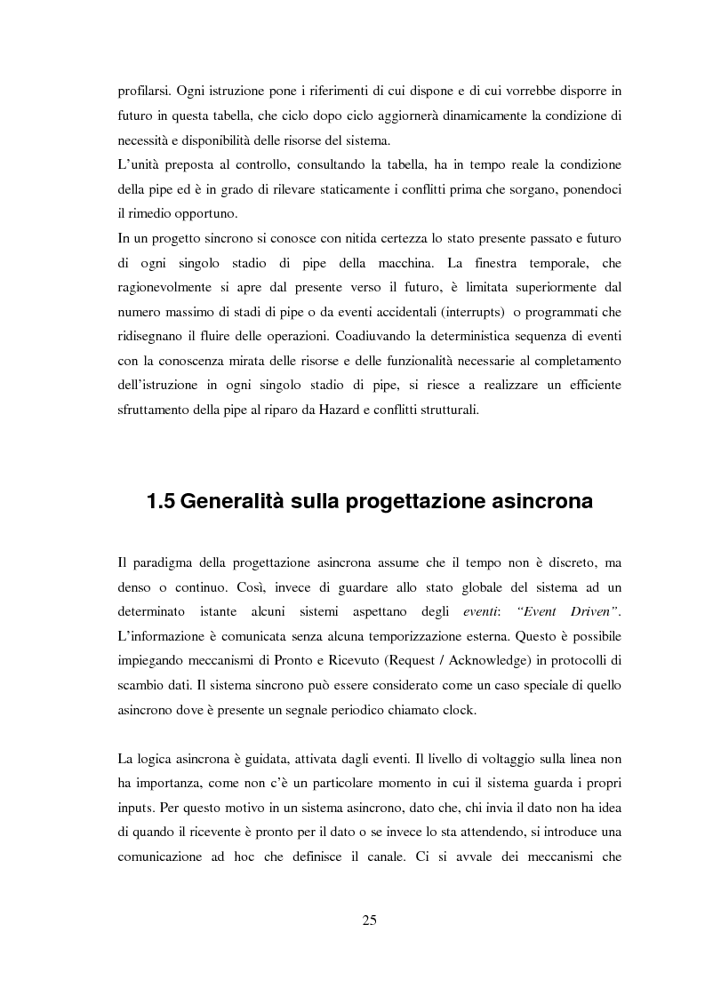 Anteprima della tesi: Progettazione di microprocessori asincroni per l'elaborazione numerica dei segnali, Pagina 15